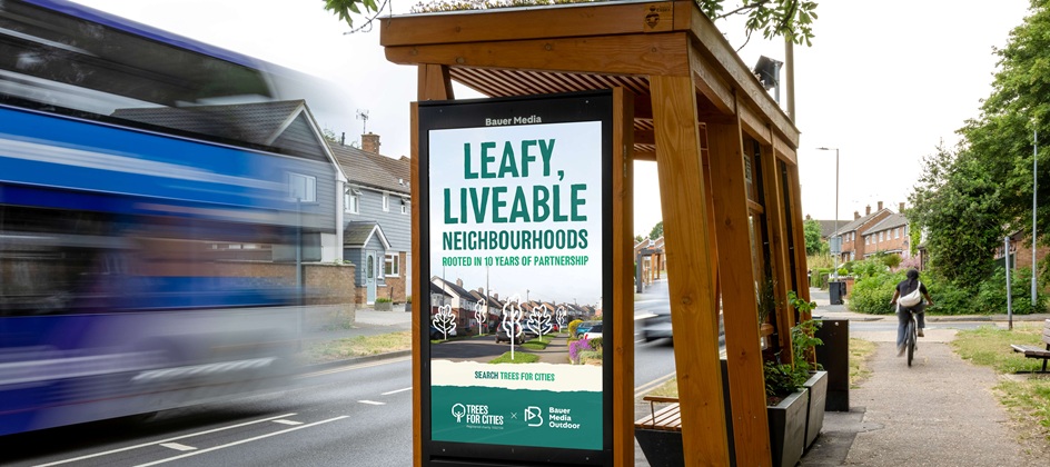 Bauer Media Outdoor ad spotlights urban greening